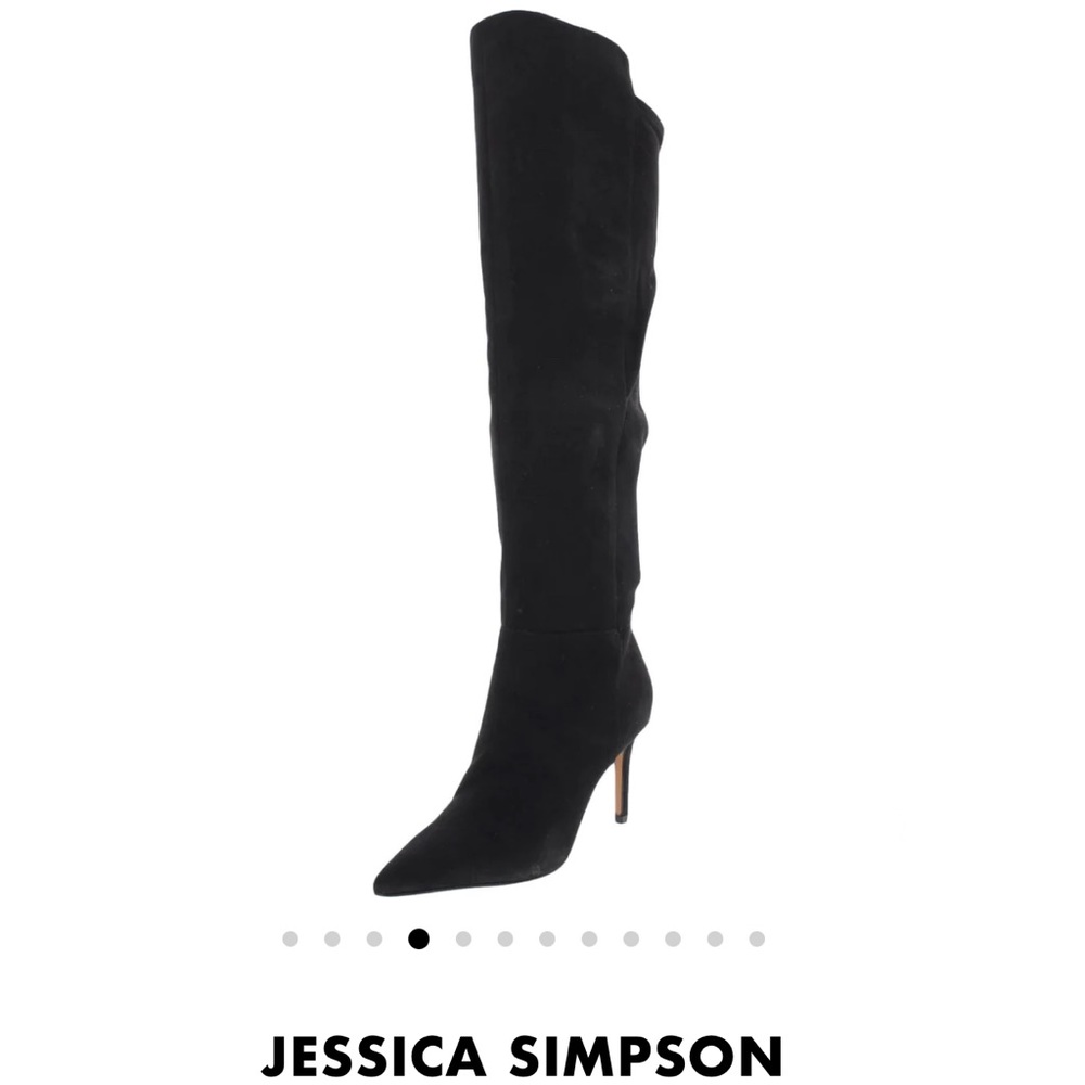 Jessica Simpson Amriena over the knee suede black boots